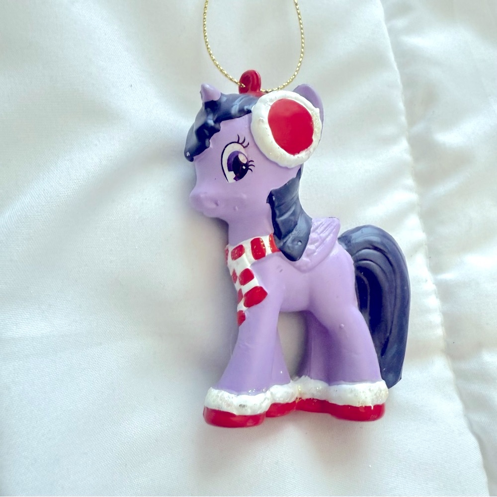 Hasbro Purple and Red My Little Pony Ornament